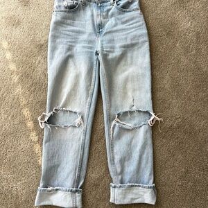 Abercrombie 90’s straight high rise Jean